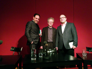 Thomas Loibl, Clemens Pornschlegel & Erdal Topkarayan (© Britta Schönhütl / cult: Kulturzeitung der Bayerischen Theaterakademie)